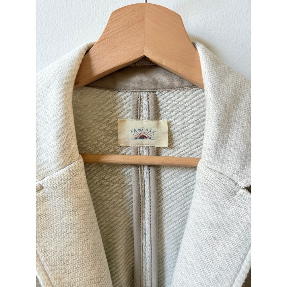 Faherty Inlet Knit blazer women's size M - Picture 8 of 12